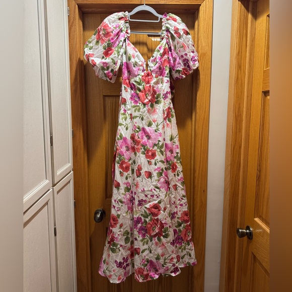 Abercrombie & Fitch Tie Back Maxi Dress - Picture 3 of 8